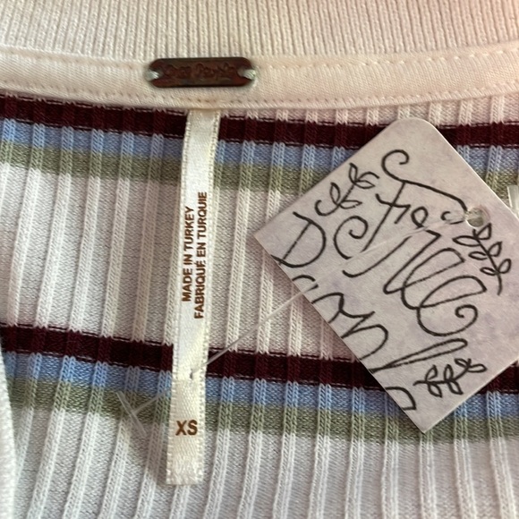 *🆕 Free People Stripped Top XS - Picture 4 of 4